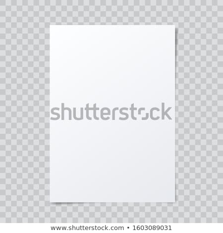 Stock photo: Vector White Page