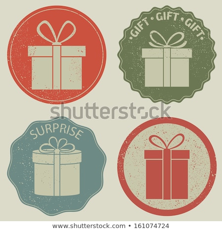 Stockfoto: Etro · geschenkdoos · met · strik · Eps · 8