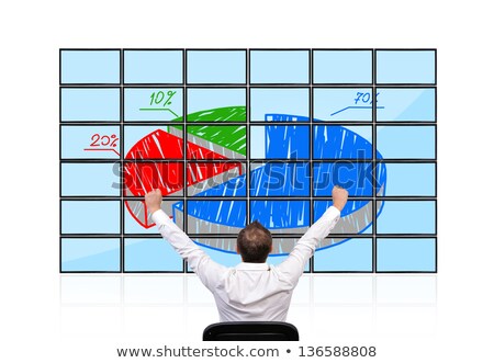 [[stock_photo]]: Plasma Panel With Pie Chart