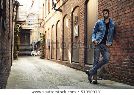 Stock photo: Contents Of The Pockets The Men Jeans