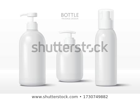 ストックフォト: White Shampoo Bottle