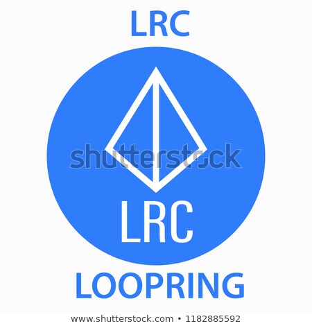 Stock foto: Lrc - Loopring The Icon Of Coin Or Market Emblem