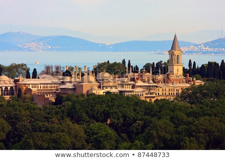 Foto stock: Golden Roof Of Topkapi Palace In Istanbul Turkey