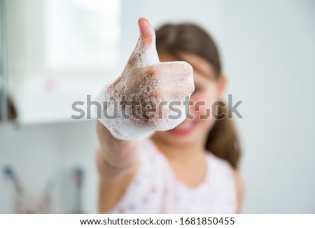 Stock photo: Ok Foam Hand