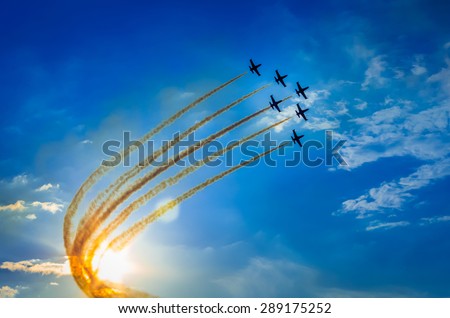 Stock photo: Airshow Airplanes