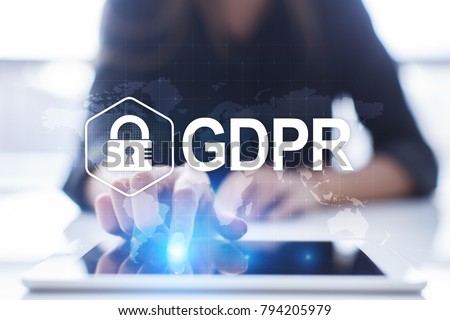 Foto stock: General Data Protection Regulation Gdpr
