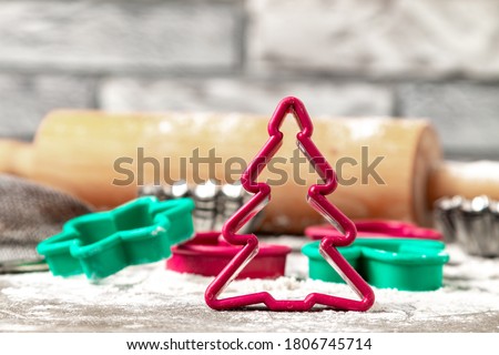 Stock photo: Christmas Cookies Cutters