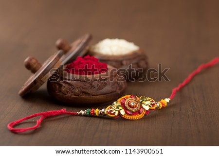 Stock photo: Beautiful Raksha Bandhan Festival Background