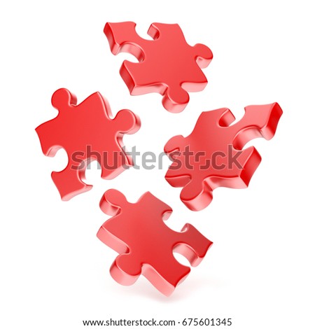 Puzzle Falling Foto stock © djmilic