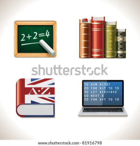 Matematik Icon Set 2 Stok fotoğraf © tele52