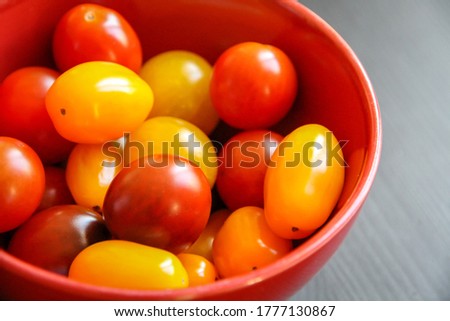 Multicolored Cherry Tomatoes Stok fotoğraf © Daboost