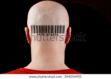 Stock photo: Barcode Stop Stress