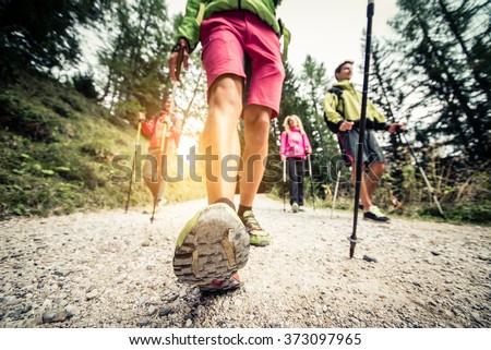 Stock photo: Nordic Walking