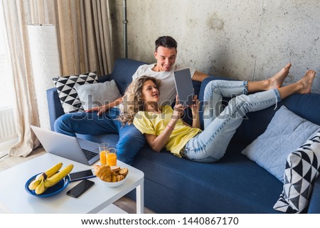 Stock photo: Browsing Internet At Home