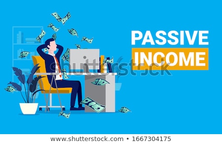 Foto stock: Passive Income Concept Vector Illustration