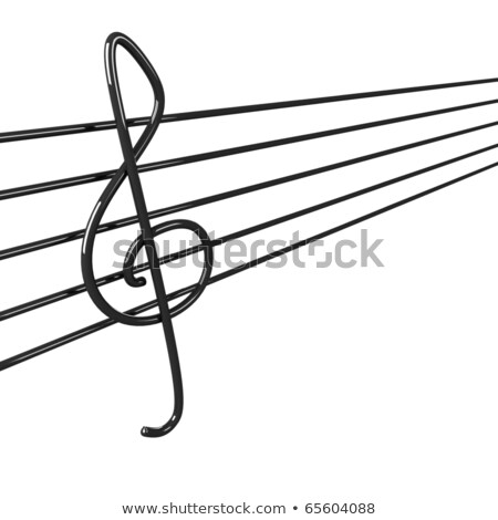Stock photo: 3d Stave On A White Background
