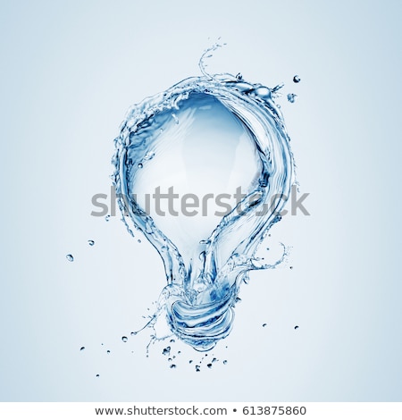ストックフォト: Light Bulb With Water Inside