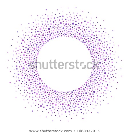 Foto stock: Colored Circles Made With Paint