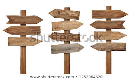 Stock fotó: Wooden Signpost