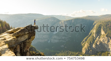Stock photo: Yosemite El Capitan And Half Dome In California