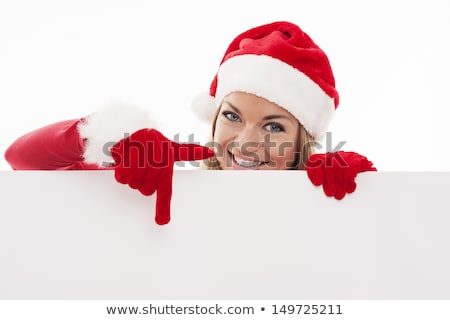 [[stock_photo]]: Beautiful Woman In Santa Clause Costume