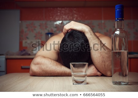 Stock fotó: Young Man Alcohol Abuse