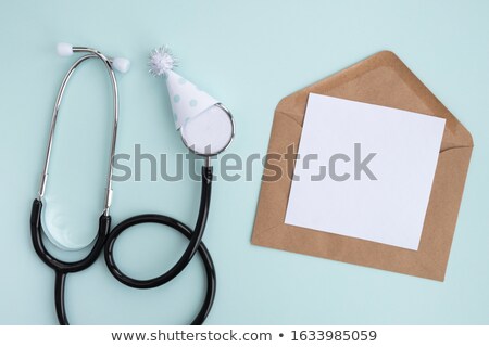 Foto stock: Greeting Card World Health Day Medical Colorful Background With