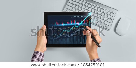 Stockfoto: Profits On Touchpad