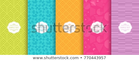 Foto stock: Background With Bright Abstract Pattern Frame