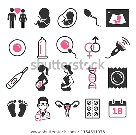 Foto stock: Sperm In Condom Icon