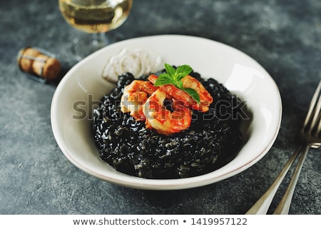 Stock photo: Risotto With Squids