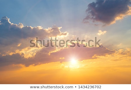 Stock fotó: Fiery Sunrise Sky