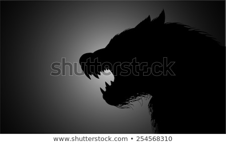 Zdjęcia stock: Werewolf Full Moon Scary Horror Monster