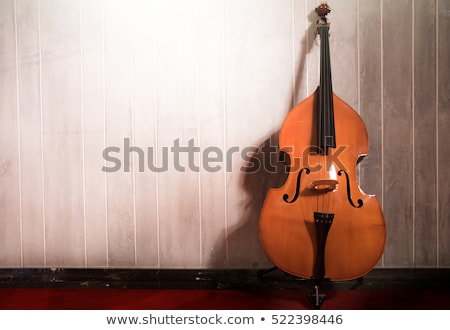 Сток-фото: Still Life With Double Bass