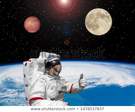 Stockfoto: Astronaut Gives The Planet Earth