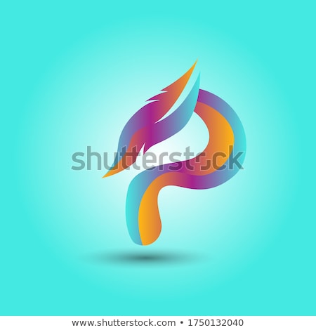 Foto stock: Feather Graphic Design Template Vector Isolated