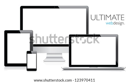 Modern Digital Tablet Pc With Mobile Smartphone Сток-фото © MPFphotography