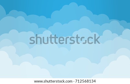 Stock photo: Clouds Background