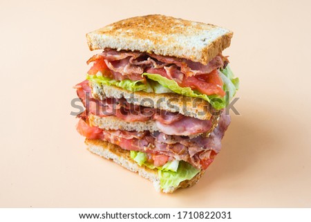 Foto stock: Blt Sandwich