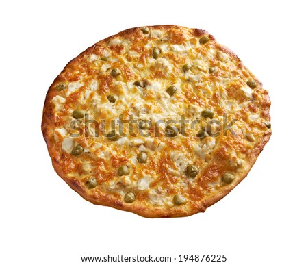 ストックフォト: Homemade Pizza With Rockfish