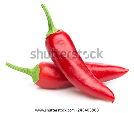 ストックフォト: Chili Pepper Isolated On White Background