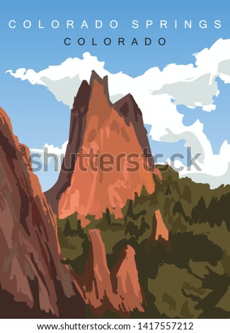 Stok fotoğraf: Garden Of The Gods