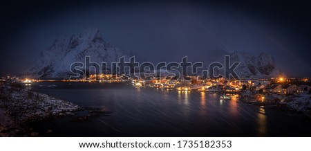Stockfoto: Reine Fishing Village Norway