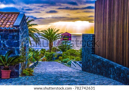 Stock photo: Hotel At Ponta Delgada