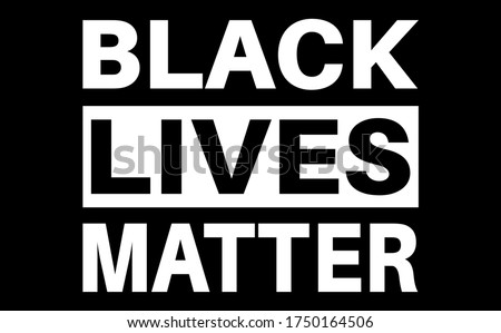 Stock photo: Black Lives Matter Flag