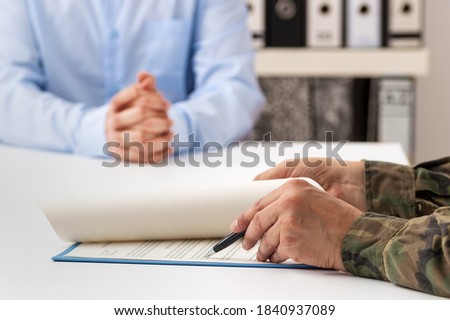 Foto stock: Enlisted Man