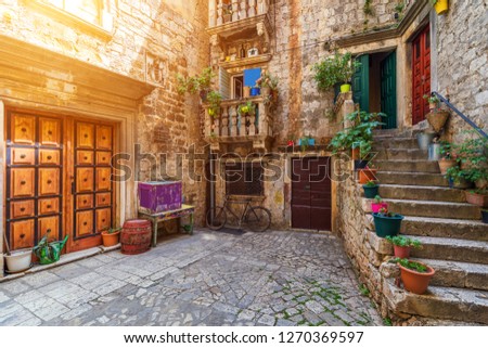 Stock photo: Trogir Facade