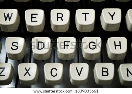 Tastatură pentru mașină de scris Imagine de stoc © pedrosala