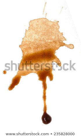 Zdjęcia stock: Prints Of Coffee Spilled On The Paper