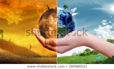 Foto stock: Global Warming
